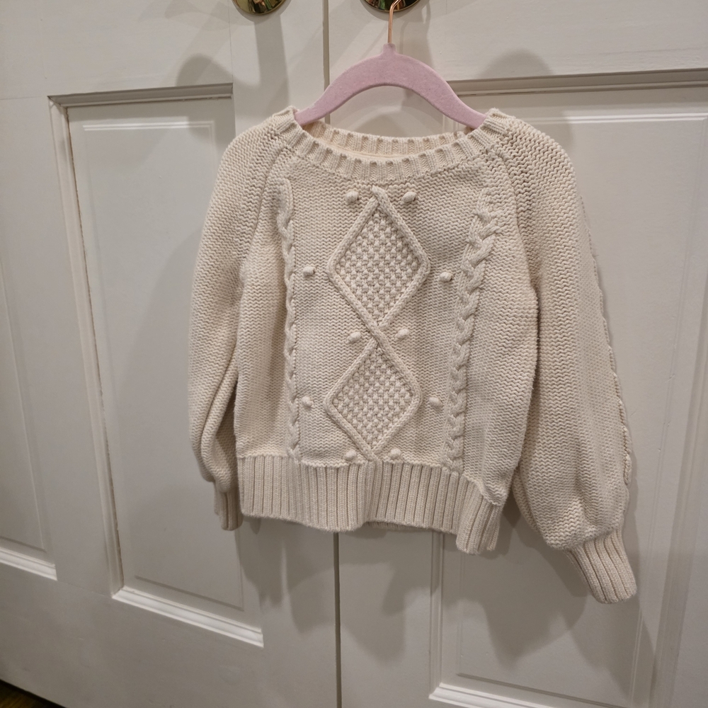 GAP Kid's Cream Sweater - Size 5